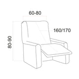 Funda Elástica Sillón Relax Silver