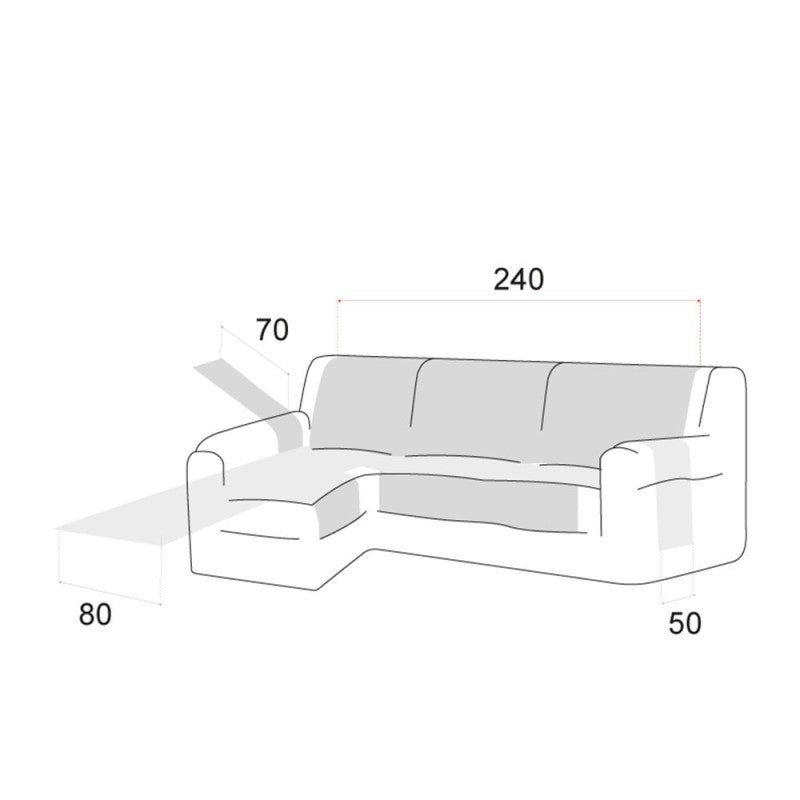 Cubre Acolchado Reversible Chaise Longue Polster