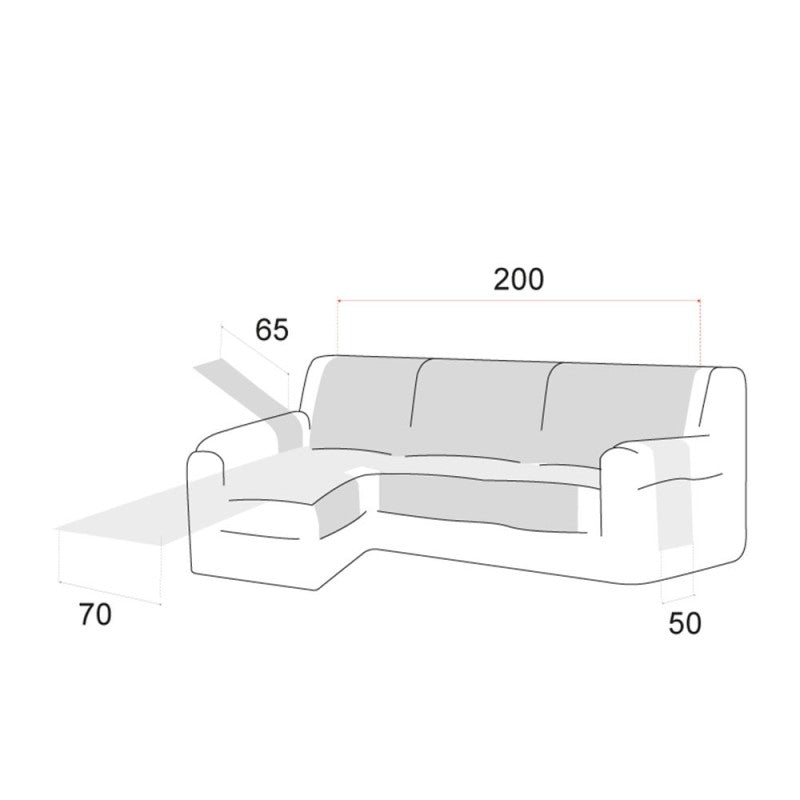 Cubre Acolchado Reversible Chaise Longue Polster