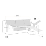 Cubre Acolchado Reversible Chaise Longue Polster