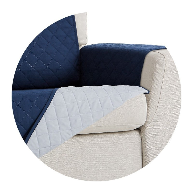 Cubre Sillón Acolchado Reversible Polster