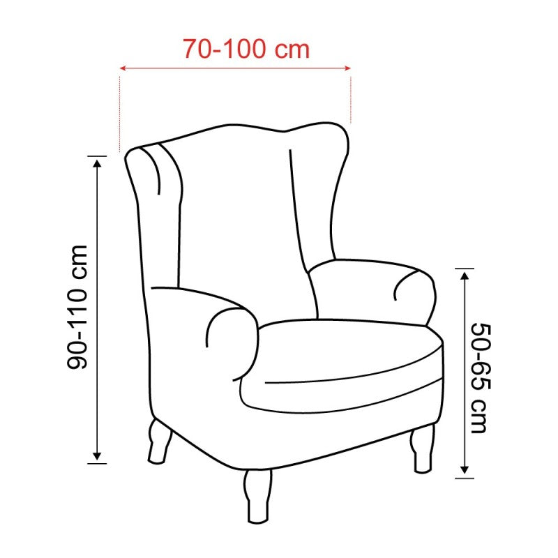 Funda Multielástica Sillón Orejero Duplex Stark
