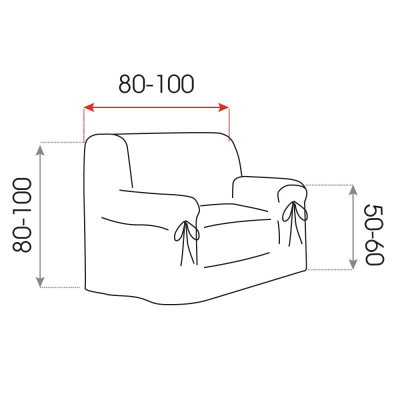 Funda Sillón Lazos Madeira