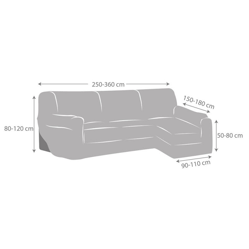 Funda Súper Elástica Chaise Longue Jersey