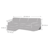 Funda Súper Elástica Chaise Longue Jersey