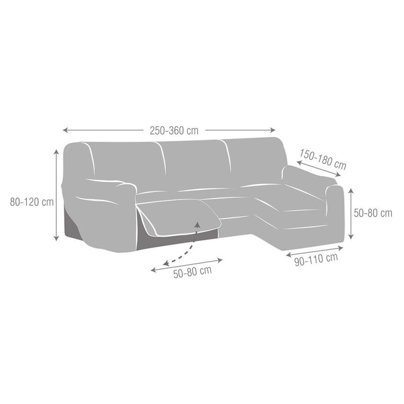 Funda Superelástica Chaise Longue Relax Roque