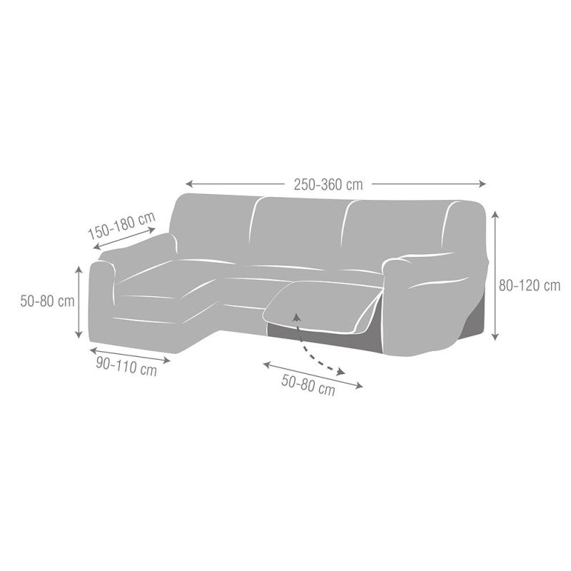 Funda Superelástica Chaise Longue Relax Roque