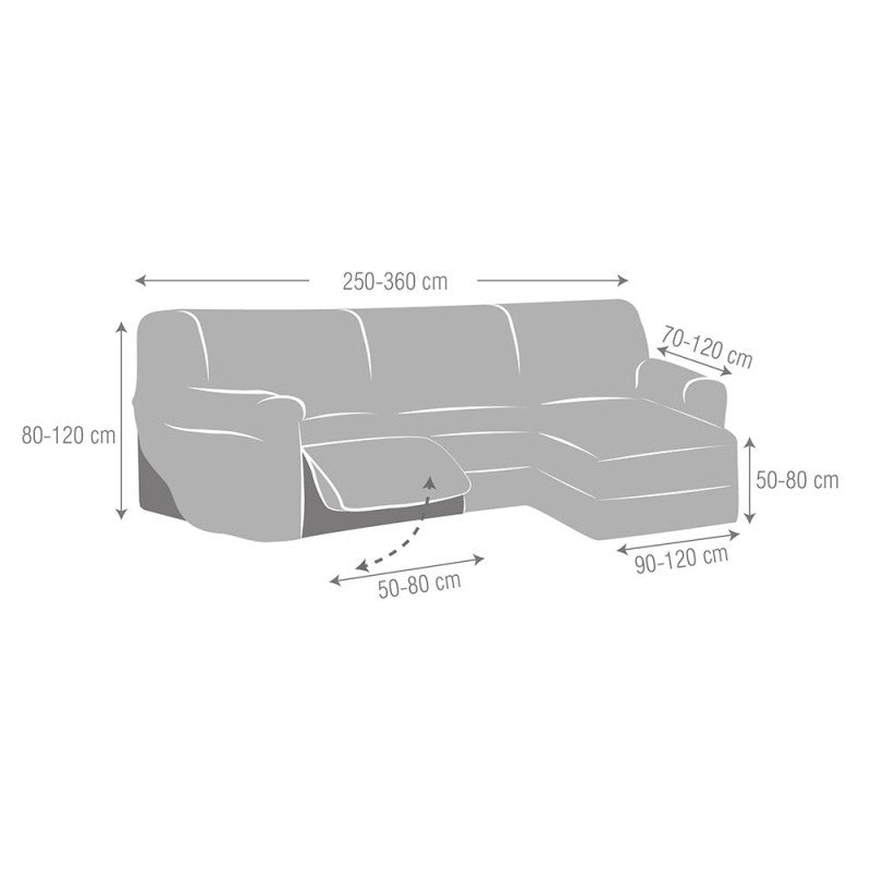 Funda Superelástica Chaise Longue Relax Roque